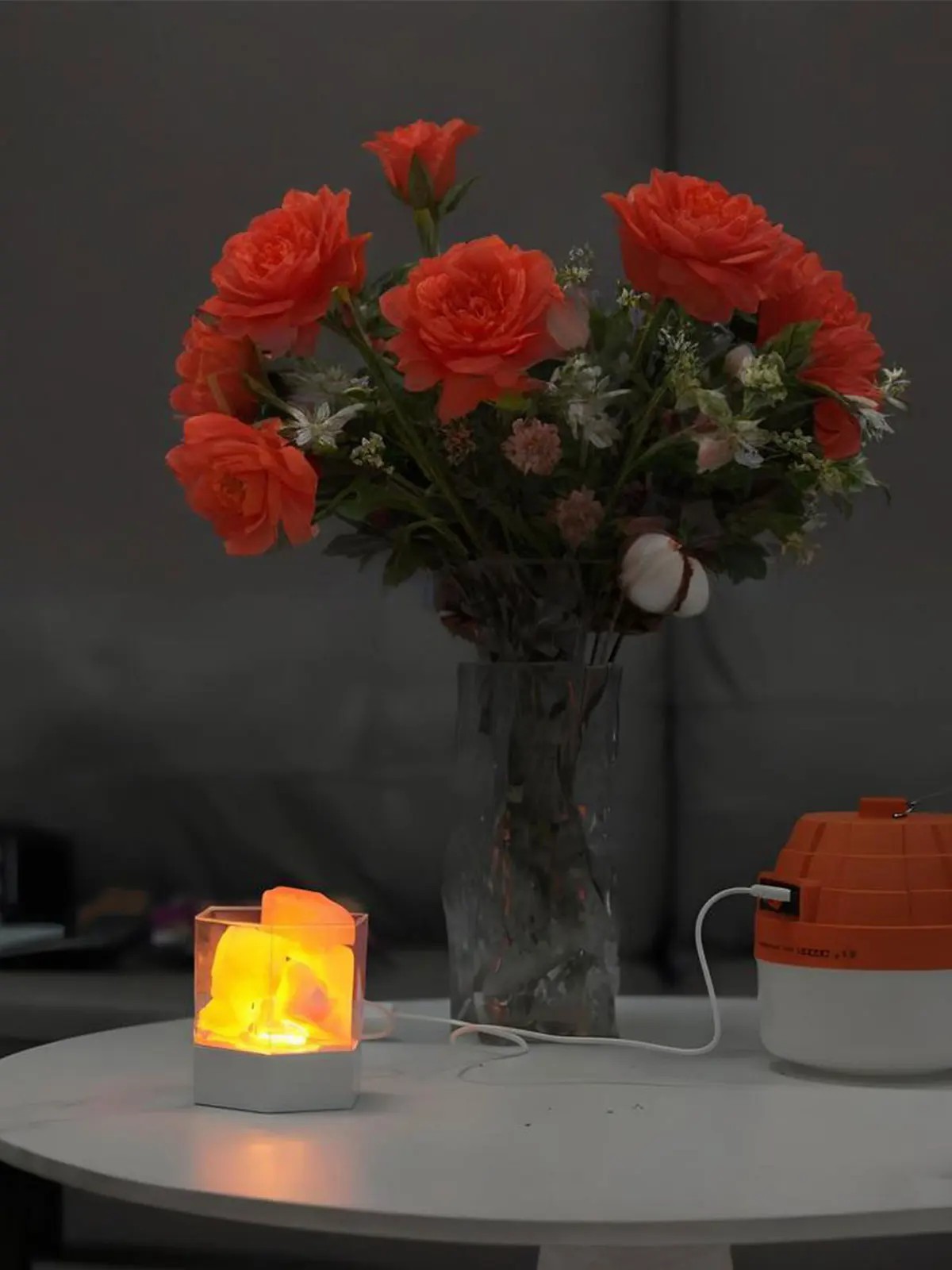 Himalayan Salt Lamp - E5 LED 천연 히말라야 크리스탈 소금