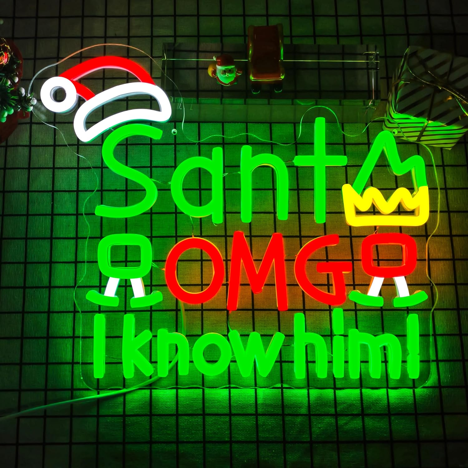 Santa'S Elves Holiday Lighting & Decor Llc - USB 산타 OMG 그 사람을 알고