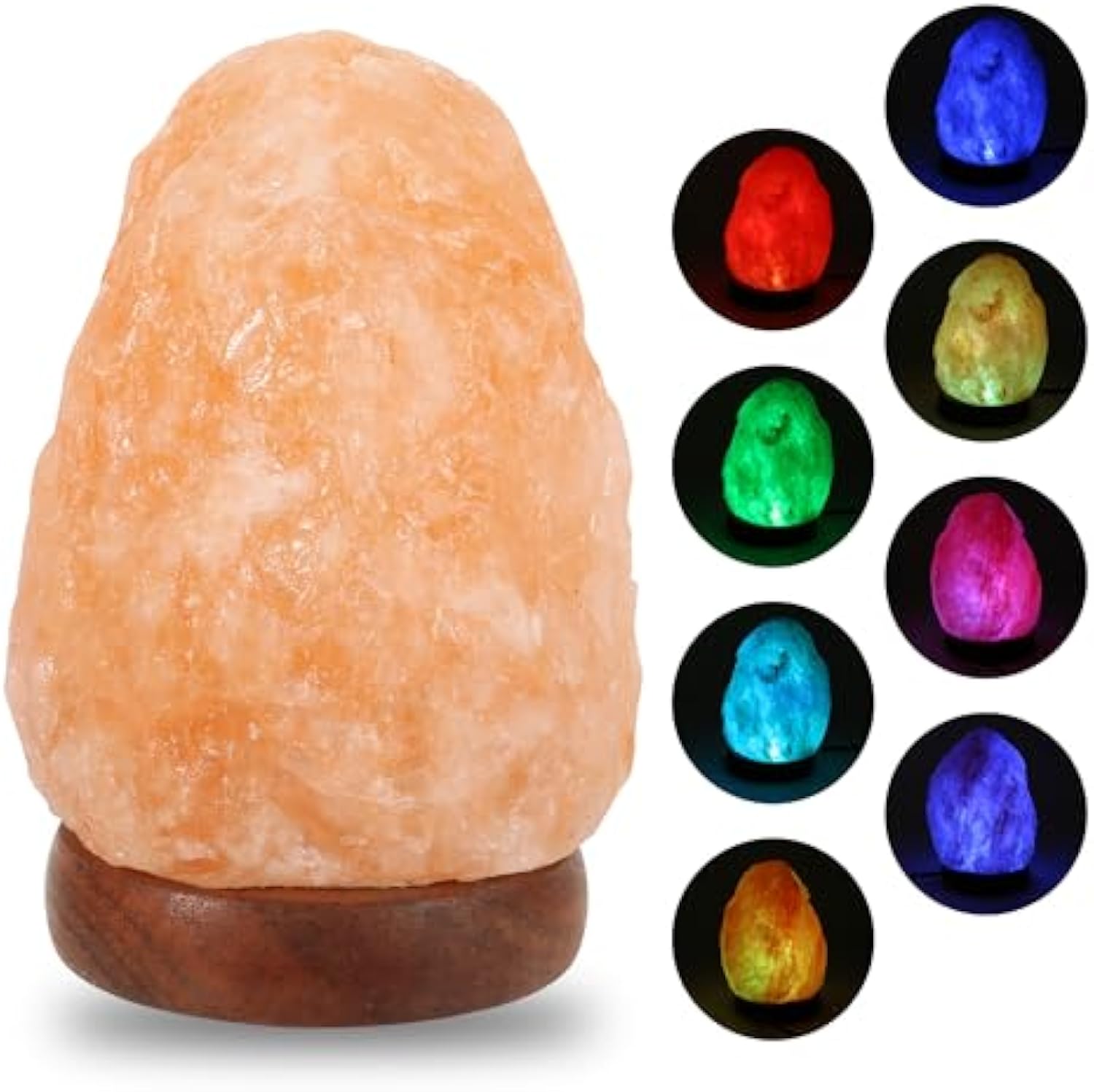 Himalayan Salt Lamp - 유기농 소재 히말라야 소금 램프 7색