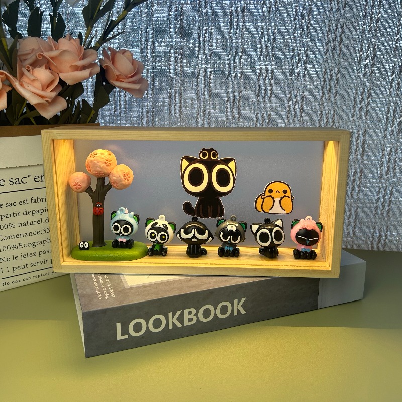 Lighting Decor Items - 루오 샤오헤이 피규어 LED 라이트 프레임,