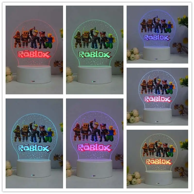 Lighting Decor Items - 로블록스 피규어 게임 주변기기 3D 무드등