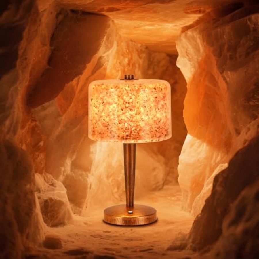 터치 디머 컨트롤 USB 히말라야 소금 램프, 천연 암 - Himalayan Salt Lamp 리뷰 및 가격