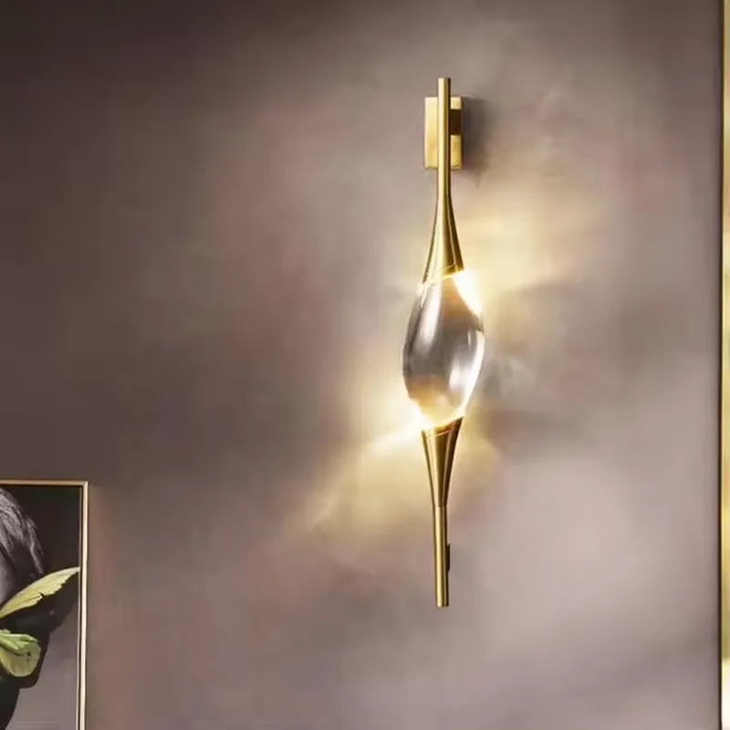 새로운 디자인의 모던한 전체 구리 골드 크리스탈 LED - Lighting Design Decor 리뷰 및 가격