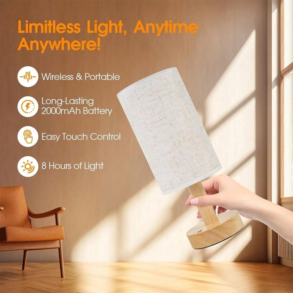 현대적인 북유럽 스타일의 나무와 천 소재로 제작된 장식 - Lighting Decoration In Bedroom 리뷰 및 가격