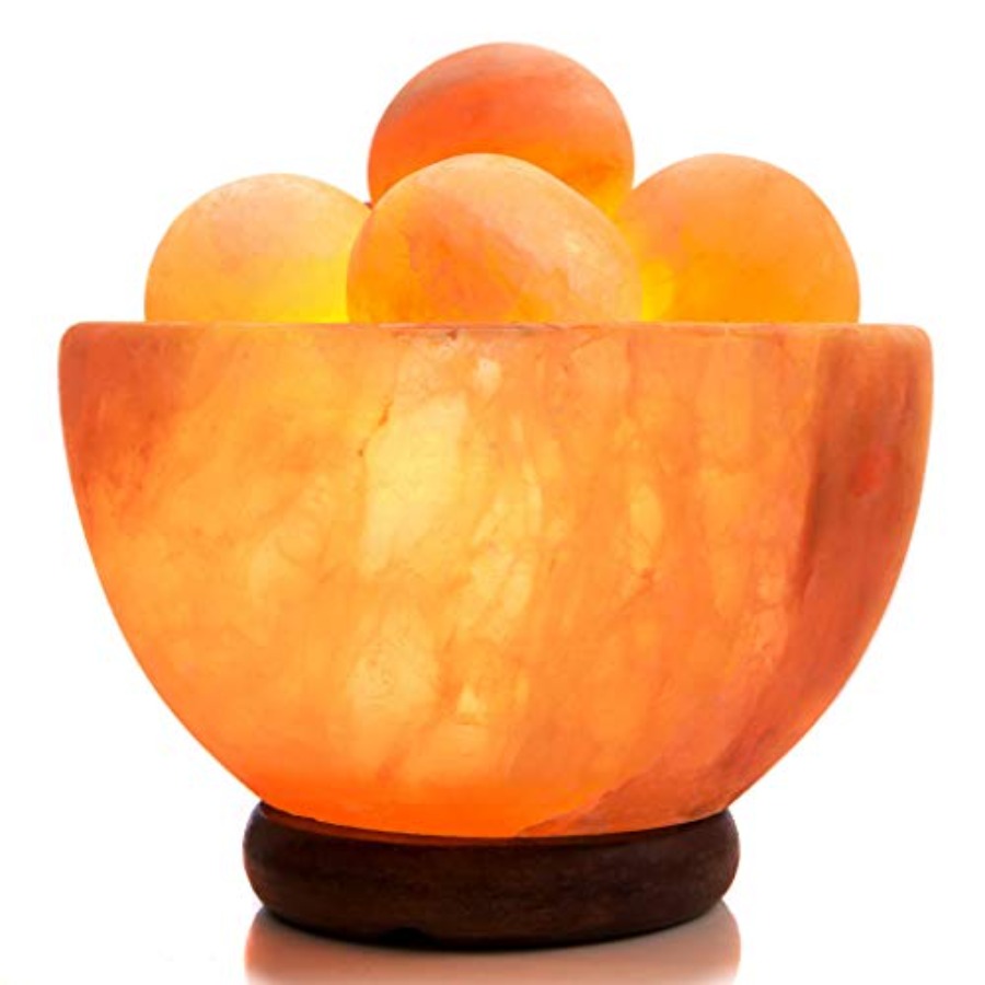히말라야 소금 램프(히말라야 볼 6개 포함), 침실,  - Himalayan Salt Lamp 리뷰 및 가격