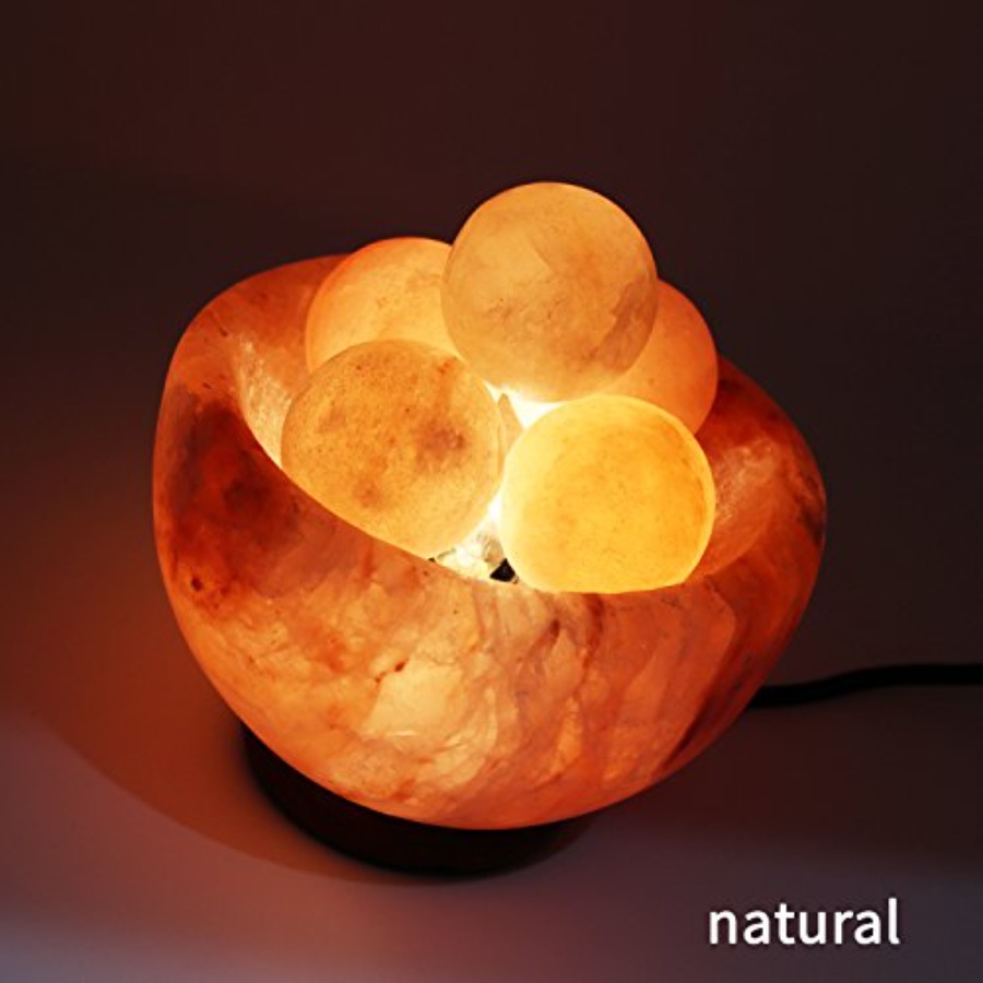 히말라야 소금 램프(히말라야 볼 6개 포함), 침실,  - Himalayan Salt Lamp 리뷰 및 가격