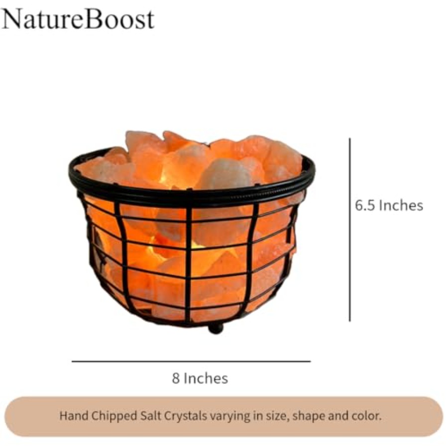 NB 히말라야 핑크 소금 금속 램프 (천연 소금 조각  - Himalayan Salt Lamp 리뷰 및 가격