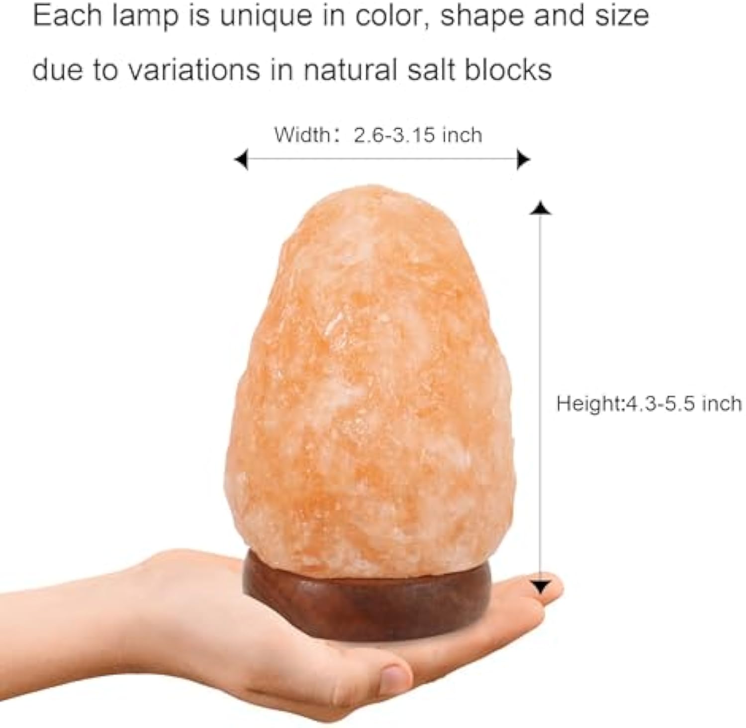 유기농 소재 히말라야 소금 램프 7색 발광 다이오드 램 - Himalayan Salt Lamp 리뷰 및 가격