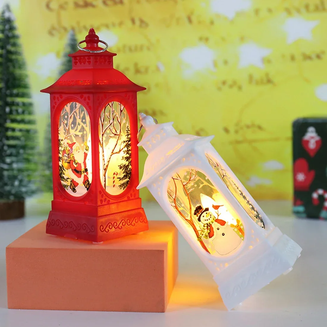 크리스마스 홈 장식 제품 크리스마스 LED 랜턴 캔들  - Lighting Home Decor Products 리뷰 및 가격