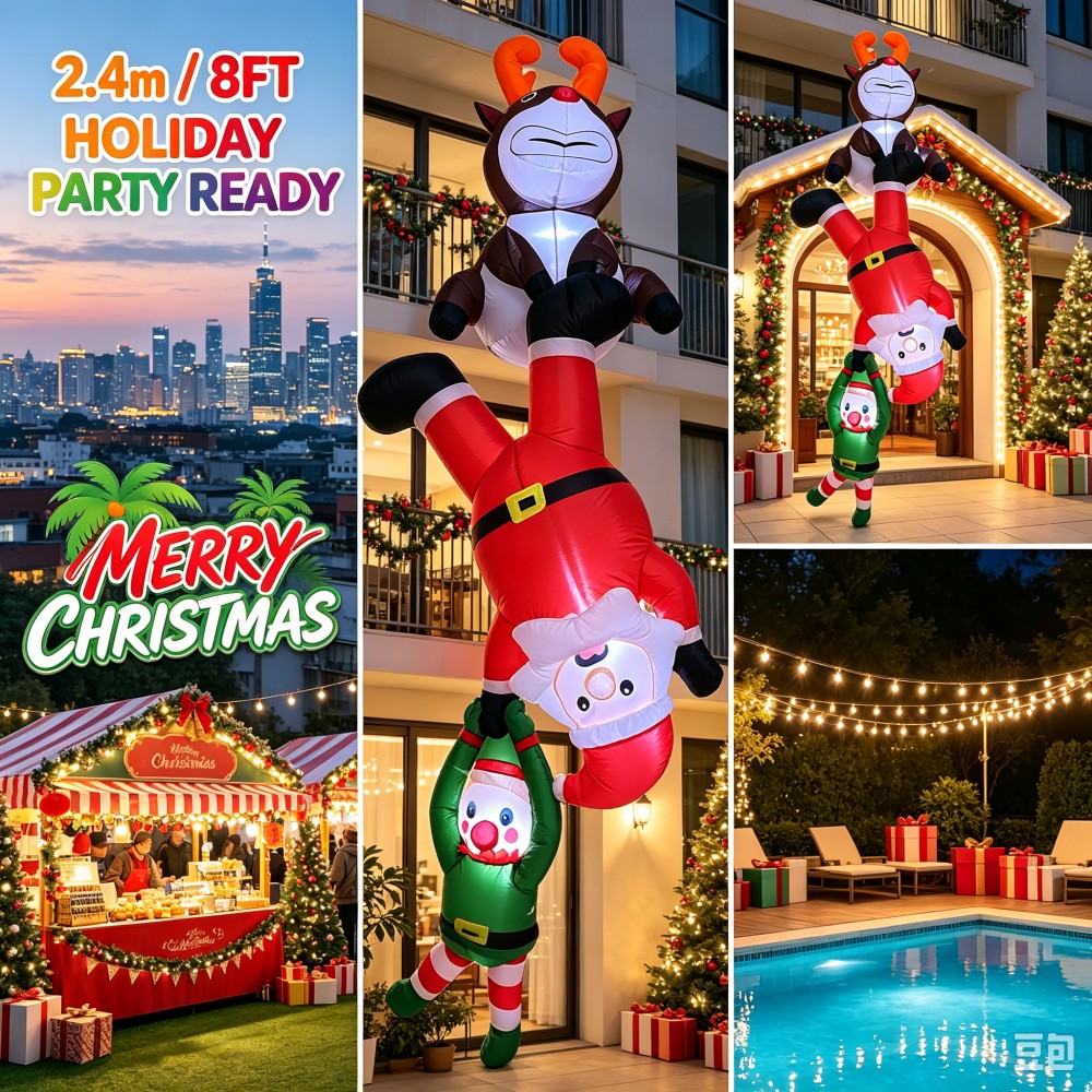 7.9피트/2.4미터 크기의 LED 조명이 달린 크리스 - Santa'S Elves Holiday Lighting & Decor Llc 리뷰 및 가격