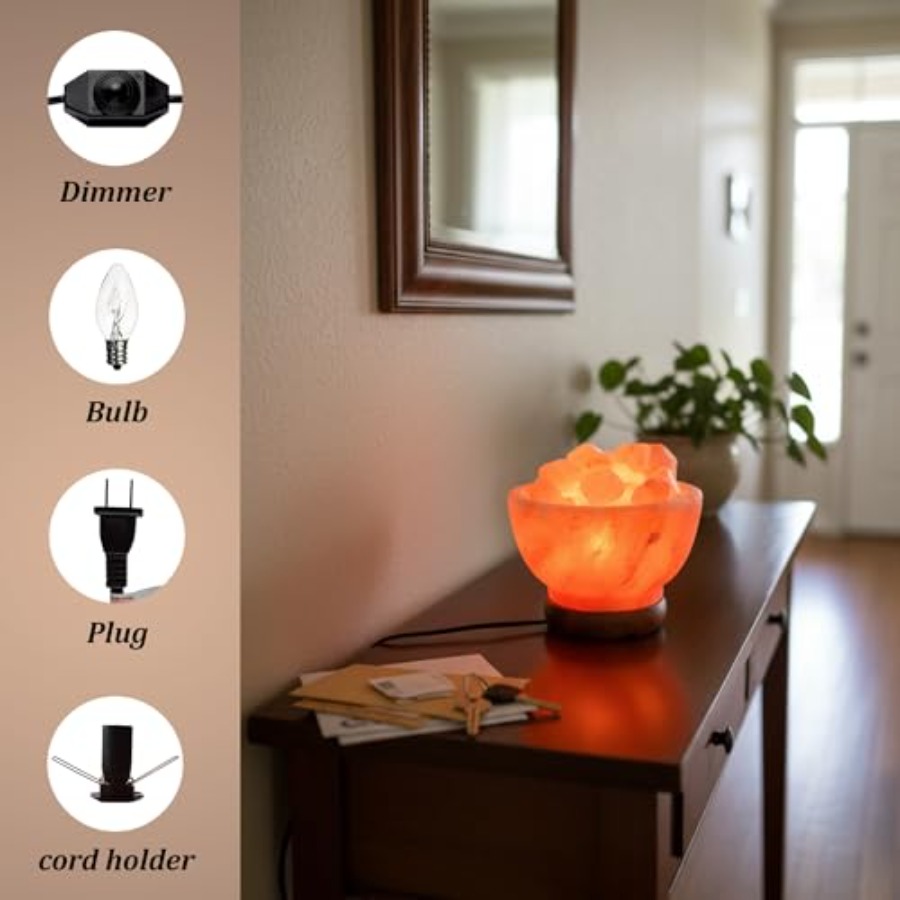 히말라야 핑크 소금 램프 볼, 파키스탄산 정품, 천연  - Himalayan Salt Lamp 리뷰 및 가격