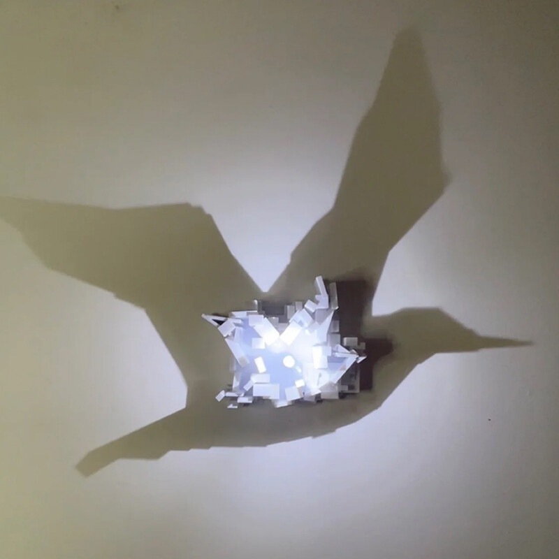 드롭쉬핑 3D 라이트 섀도우 무드등, 인터랙티브 무드등 - Lighting Decoration In Bedroom 리뷰 및 가격