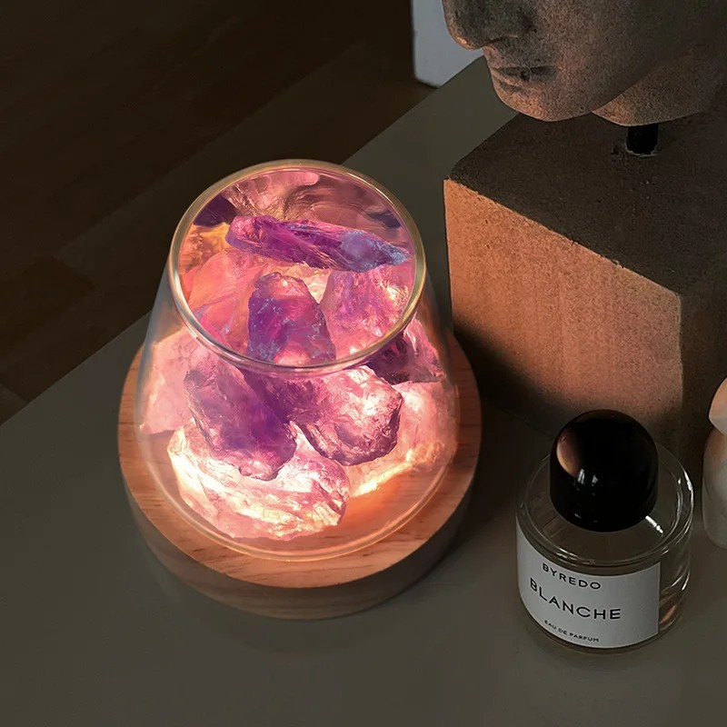 D2 자연 참신 히말라야 소금 테이블 밤 램프 빛 천연 - Himalayan Salt Lamp 리뷰 및 가격