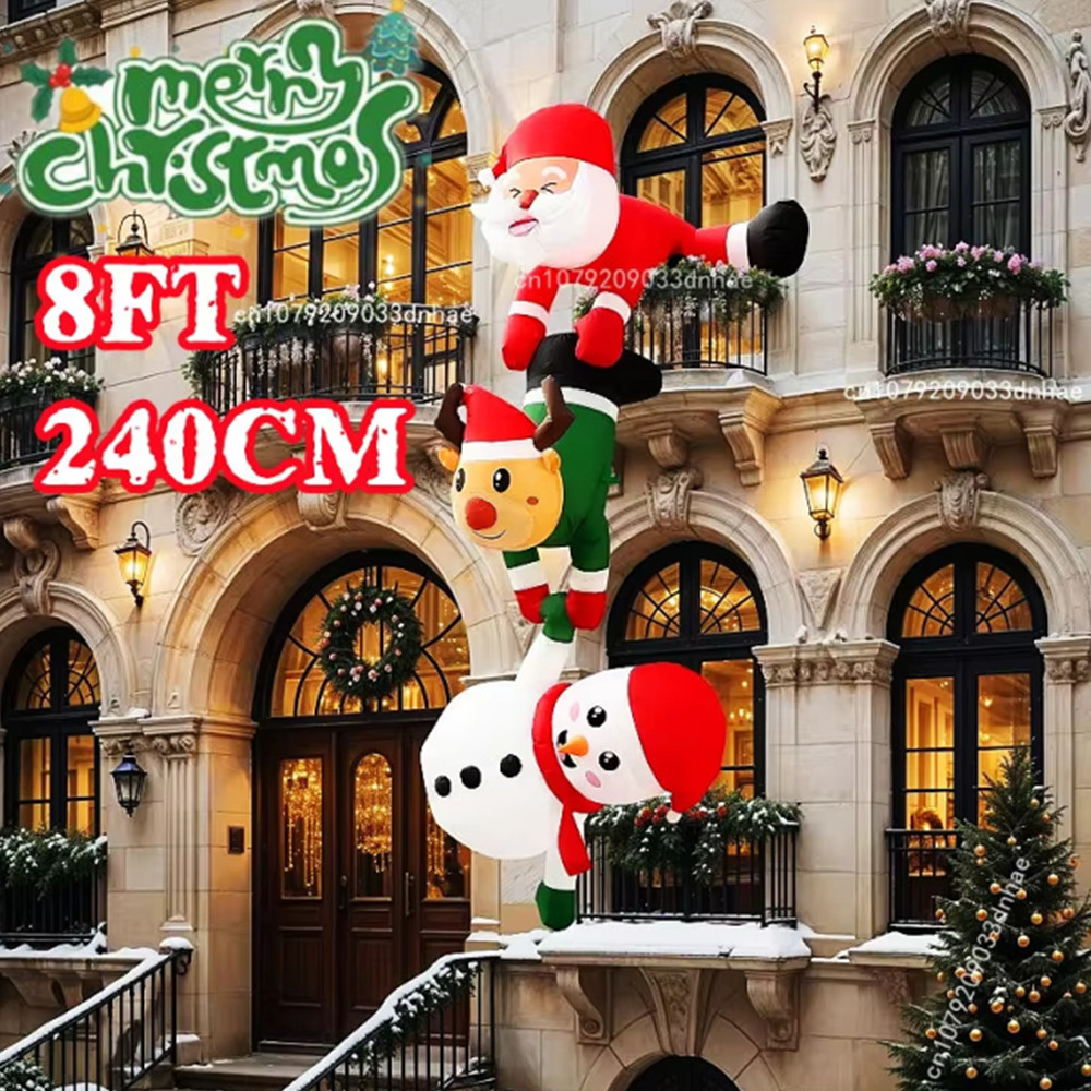 2.4m 크기의 LED 조명이 달린 크리스마스 장식용  - Santa'S Elves Holiday Lighting & Decor Llc 리뷰 및 가격