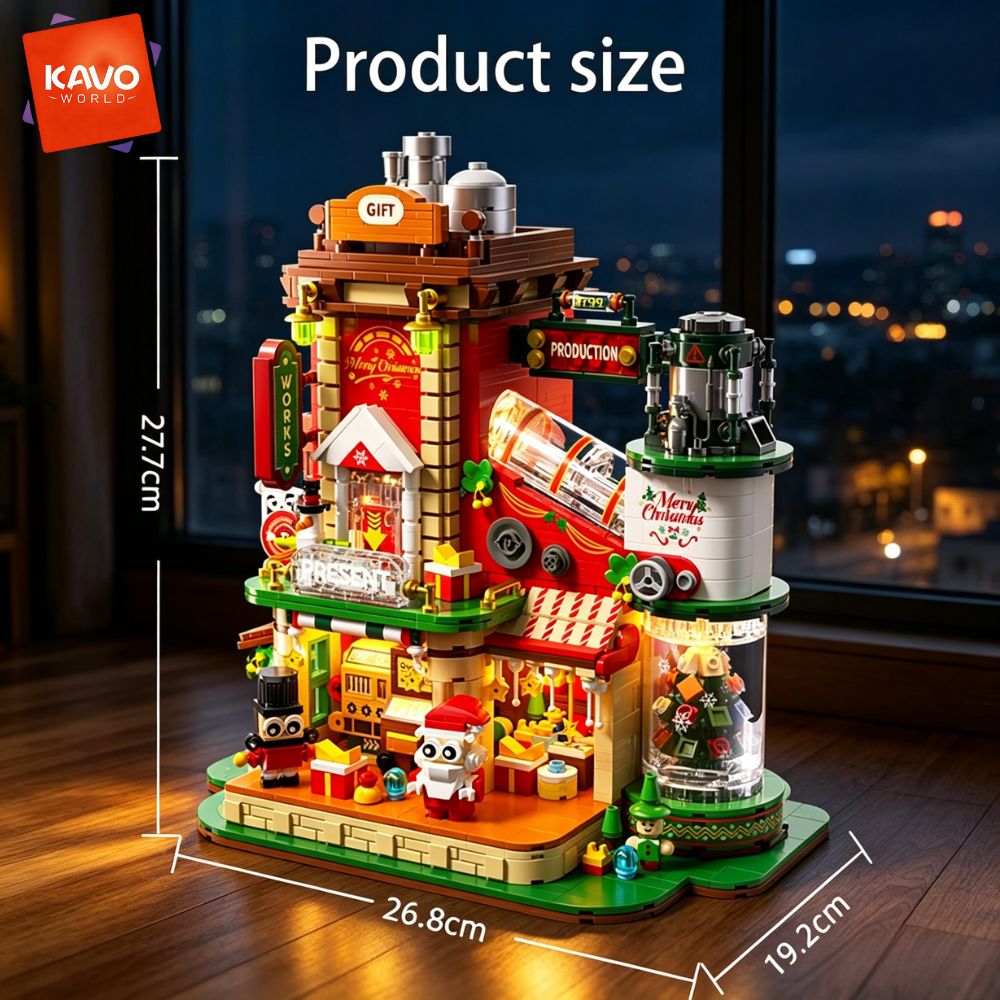 KAVOWORLD 2775피스 크리스마스 선물 공장 건 - Santa'S Elves Holiday Lighting & Decor Llc 리뷰 및 가격